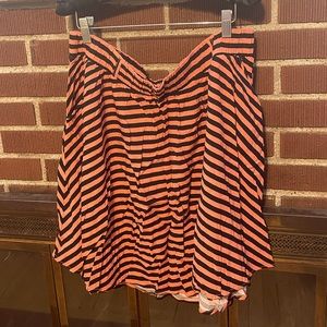 Torrid Striped Skater Skirt (Torrid size 2)